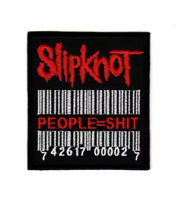 Slipknot People=Shit Barcode Patch | American Heavy Alternative Metal Band Logo • $6.99