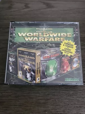 Command & Conquer Worldwide Warfare PC VGC Classic 90s Gaming • $49