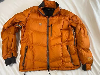 Mountain Hardwear Quilted Down Fill Puffer Jacket Orange Mens XL • $100