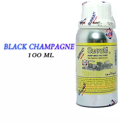 Black Champagne Surrati Concentrated Perfume Oil 100 Ml Packed Attar Oil. • $87.23