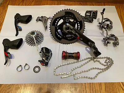 SRAM Red 10 Speed Group Set With Quarq Power Meter • $400