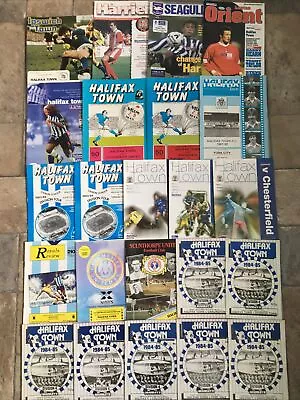 Job Lot Halifax Town Programmes • £4