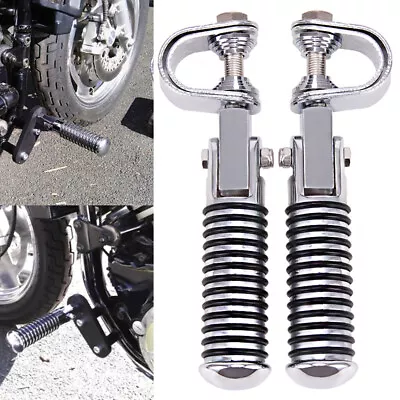 Motorcycle Highway Foot Pegs Footrest For Harley Chopper Bobber Custom 1~1-1/4  • $33.20