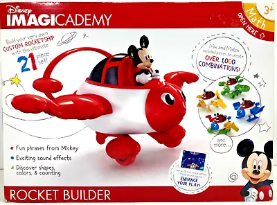 DISNEY IMAGICADEMY Rocket Builder PLAYSET Mickey Mouse Toy NIB SEALED Clubhouse • $24