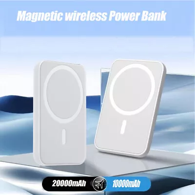 20000mAh Magnetic Power Bank MagSafe Battery Pack For IPhone 12/13/14/15 Pro Max • $16.99