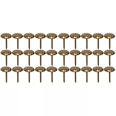 200pcs Carpet Tacks Decorative Nail Heads Metal Tack Strip Antique Brass Tacks • $15.75