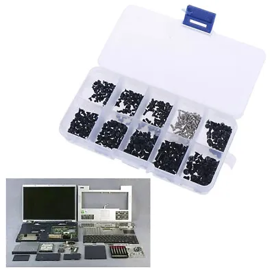 500pc Assorted 10 Type Laptop Screw Kit Set Case Notebook Computer Dell HP Phone • £9.49