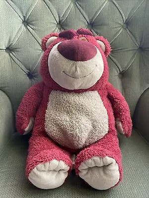 Disney Store Toy Story Pixar Lotso Scented Strawberry 40 Cms Plush Teddy Bear • £5