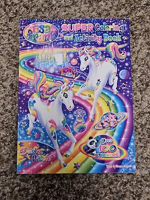 NEW Lisa Frank UNICORN Super Coloring Activity Book W/ 100 STICKERS Tear & Share • $13.67