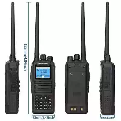 Baofeng DM1701 HAM Radio DMR Analog VHF UHF Support GD77*UK Stock*Fast Ship GD77 • £68