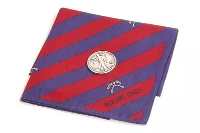 Mikame Craft Magic Coin Handkerchief Magic Trick NEW • $45.76