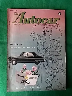 Autocar - July 30 1954 - Standard Vanguard Diesel Test • $12