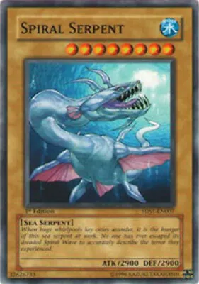 Spiral Serpent - 5DS1-EN007 - Common - 1st Edition - YuGiOh • £0.99