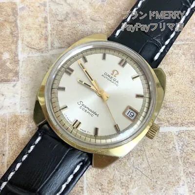 Vintage Omega Seamaster Cosmic Automatic Winding Silver Dial Day/Date Mens • $550