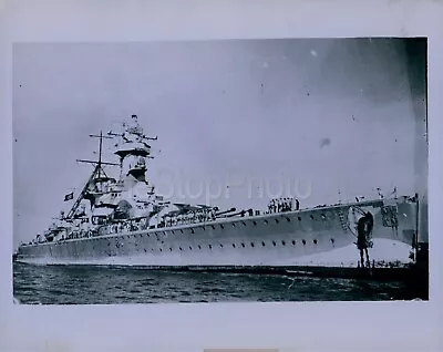 1939 German Pocket Battleship Graf Spee Montevideo Harbor  Press Photo • $29.99