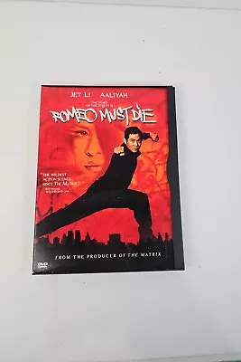 Romeo Must Die (DVD 2000) Jet Li Aaliyah - Fast Free Shipping  • $5.96