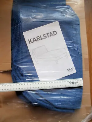 Ikea Karlstad Chaise Longue Cover Set Colour Korndal Med Blue Bnwt 101.838.34  • £120