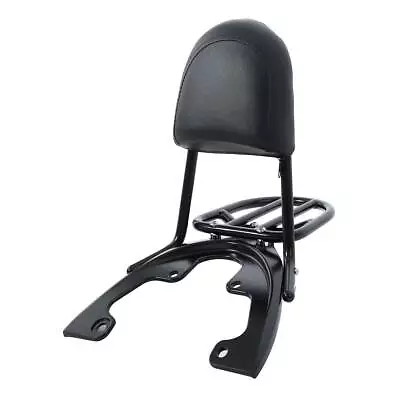 Black Sissy Bar Backrest W/ Baseplate Fit For Harley V-Rod Night Rod 2007-2011 • $93.80