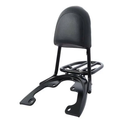$103.98 • Buy Black SissyBar Backrest Baseplate Fit For Harley V-Rod Night Rod Special 07-2011