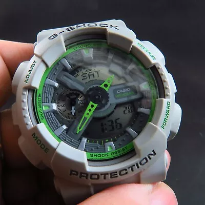 GA-110 TS Casio G-Shock 1/1000 Sec Chrono Dual Time Quartz Men Watch • $25