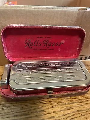 Vintage Rolls Razor Imperial Case Nickel Plated • $20