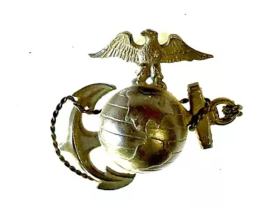 M1912 USMC EGA Officer Service Cover Emblem Marine Corps Asymmetrical Wing • $500