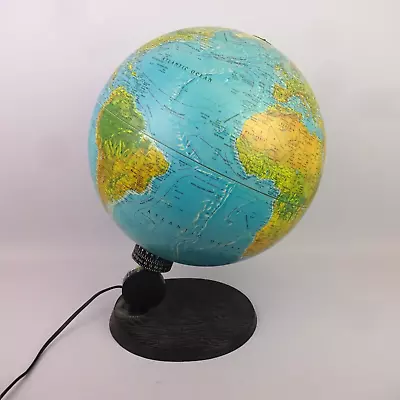 Vintage Scanglobe Illuminated Globe Light Adjustable Moving Made In Denmark • £64.97