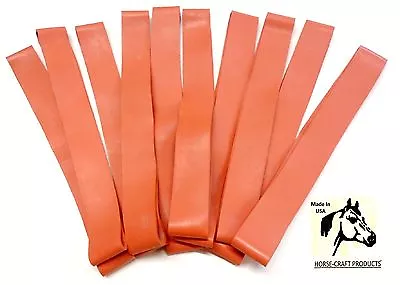 Red Dally Wraps 10 Pack Pro Saddle Horn Wraps By Horse-Craft New Free Ship • $21.90