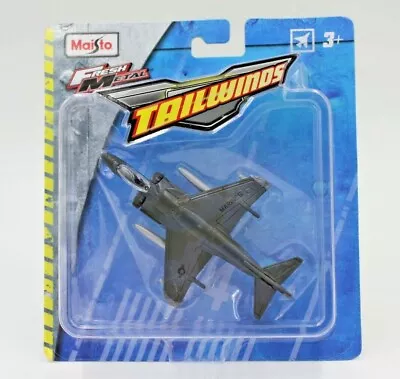 Tailwinds Maisto Fresh Metal Marines Black AV-8B Harrier II Fighter Jet • $16