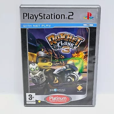 Ratchet & Clank 3 + Manual - Sony PlayStation 2 PS2 PAL Complete + Free Postage • $24.95