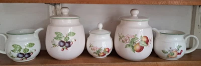 £55 • Buy Marks And Spencer M&S St Michael Ashberry 2x Milk Jugs,2  Jars, 1x Sugar Pot