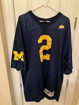 Vintage Charles Woodson 1997 Michigan Wolverines Nike Throwback Jersey 3XL XXXL • $89.95