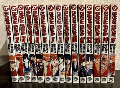 $75 • Buy Rurouni Kenshin Manga Lot Set In English