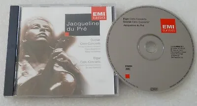 JACQUELINE DU PRE : Dvorak Elgar Cello Concertos CD [1995] EMI CLASSICS • £6.29
