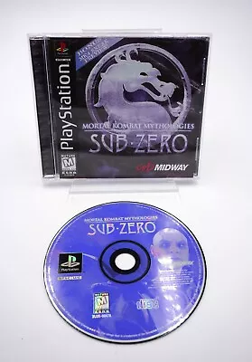 Mortal Kombat Mythologies: Sub Zero (Sony PlayStation 1 1997) PS1 Complete CIB • $44.99