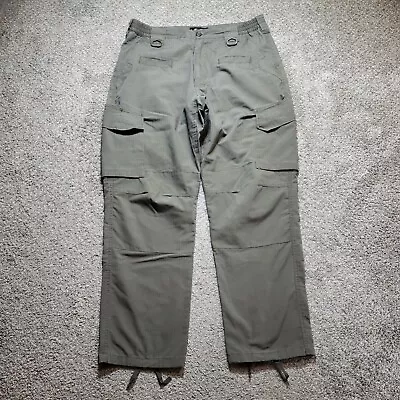 LA Police Gear Pants Mens 36x36 Green LAPG Rip Stop Elastic Basic Operator • $10