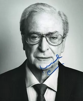 The Two-time Oscar Winner “MICHAEL CAINE” Signed 8” X 10” Photo. • $65