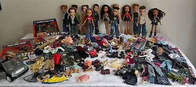 $110 • Buy Big Bratz Lot Of 13  Dolls. Lots Of Clothes , Shoes, Etc  ( Read Descriptiion)