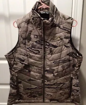 Under Armour Ladies   Camo Vest Full Zip  Large Polyester • $20