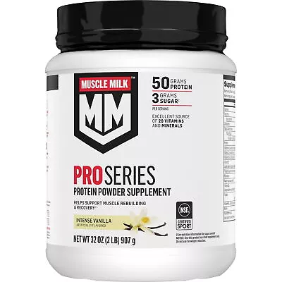 Muscle Milk Pro Series Protein Powder Intense Vanilla 50g Protein 2 Pound • $22.94