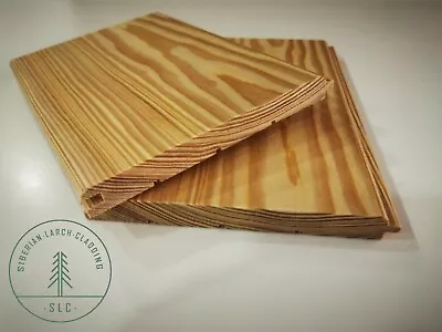 Siberian Larch Cladding Tongue Groove 14x144mm Grade AB Kiln Dried TOP QUALITY  • £2.99