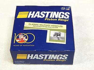 Willys CJ2A Piston Ring Set 030 Bore Size. L134 F134 MB M38A1 CJ3A CJ3B CJ5 Jeep • $29.95