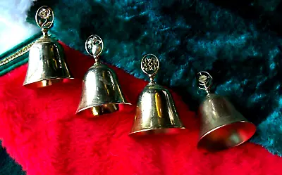 Vintage Avon Ringing Bell Collection 1983 Set Of Four Bells 3  Tall • $0.99