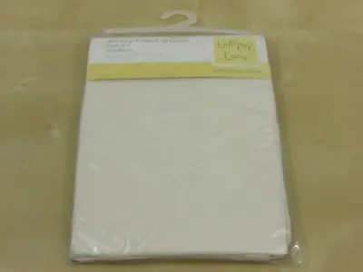 2 Cream Moses Jersey Fitted Sheets- 30 X 68 Cm - Lollipop Lane - Nursery / Baby • £3