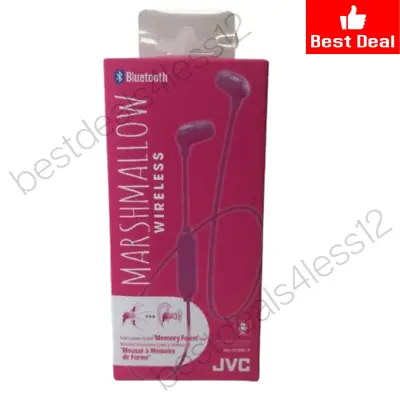 JVC HA-FX29BT-P MARSHMALLOW Bluetooth Wirelss Headphones Pink • $23.99