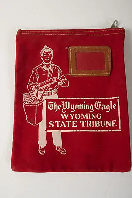 $250 • Buy The Wyoming Eagle State Tribune (B8C) Newspaper Carrier Boy (JSF6)Collection Bag