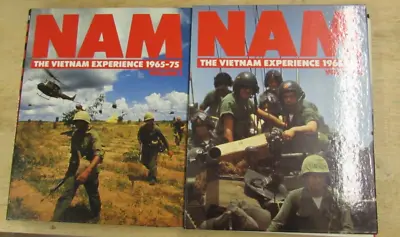 VOL 1 & 2 NAM THE EXPERIENCE 1965-75 BINDERS Pub By ORBIS  ** FREE UK POST ** • £39.99