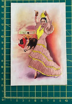 £3.33 • Buy EARLY 1960’s EMBROIDERED TRADITIONAL/ FLAMENCO DRESS SPANISH POSTCARD