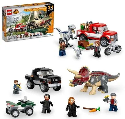 🔥 LEGO 66774 Jurassic World Dino 2 In 1 Combo Pack  Velociraptor Triceratops • $115.75