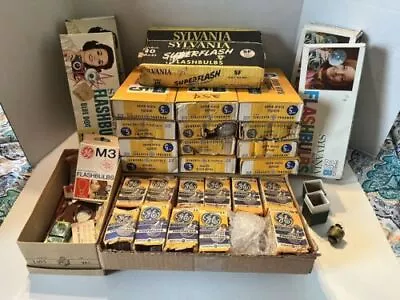 Lot Of Assorted Vintage Camera Flash Bulbs Numbers: 5-SF-25-11 More-GE+Sylvania • $118.66